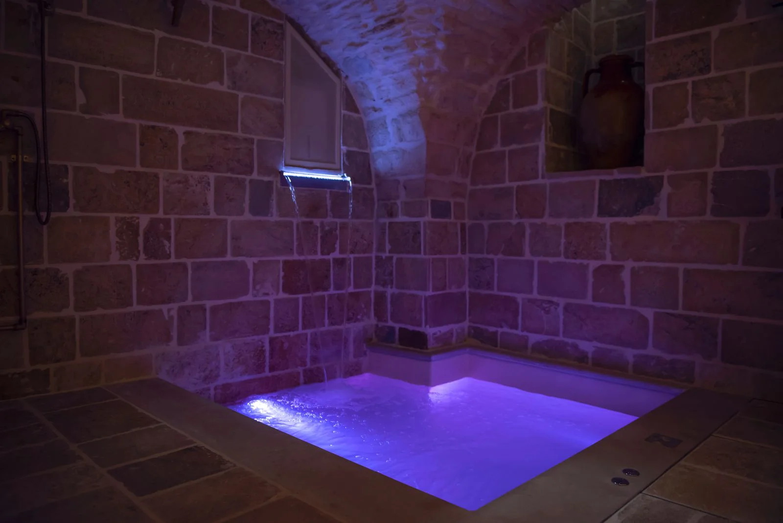 La piscina privata riscaldata del relais